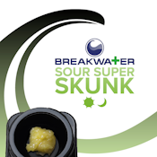 [MED] Breakwater | Sour Super Skunk | 0.5g Concentrate | Live Hash Rosin