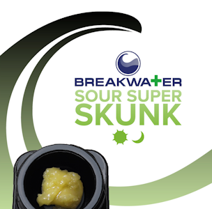 Breakwater - [MED] Breakwater | Sour Super Skunk | 1g Live Hash Rosin