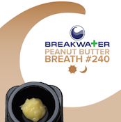 [MED] Breakwater | Peanut Butter Breath #240 | 0.5g Concentrate | Live Hash Rosin