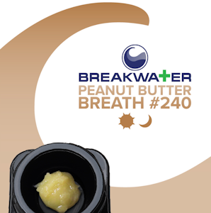 Breakwater - [MED] Breakwater | Peanut Butter Breath #240 | 0.5g Concentrate | Live Hash Rosin