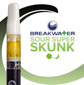 [MED] Breakwater | Sour Super Skunk | 0.5g Cartridge | Live Hash Rosin