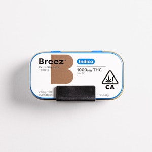 BREEZ - Breez 1000mg Indica Tablet Tins | Extra Strength