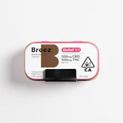 Breez - 1000mg - 50ct - Extra Strength Relief Tablets THC:CBD 1:1