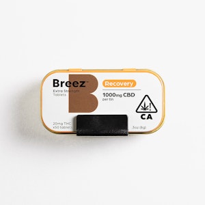 BREEZ - Breez CBD Recovery Tablets 1000mg