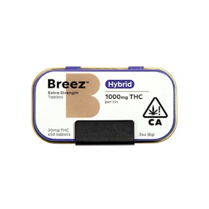 BREEZ - HYBRID - EXTRA-STRENGTH TABLET TINS 1000MG - BREEZ