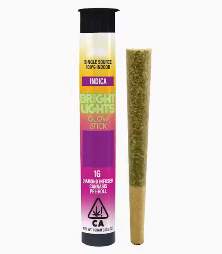 Bright Lights - Bright Lights Infused Preroll 1g White Lightning Main Image