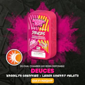 Brooklyn Cherries x Lemon Cherry Gelato (SxI) 2g - Deuces - Live Resin - Vape AIOs - Bodega Boyz