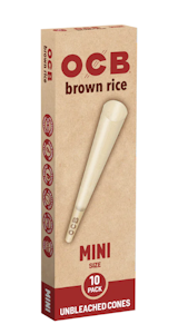 OCB - Brown Rice Mini Cones - 10pk