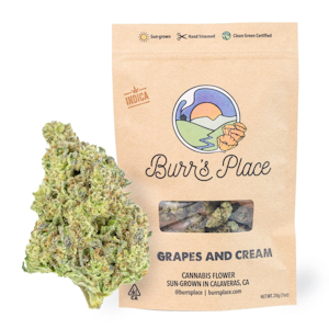 BURRS PLACE - BURRS PLACE | GRAPES AND CREAM | FLOWER | 28G