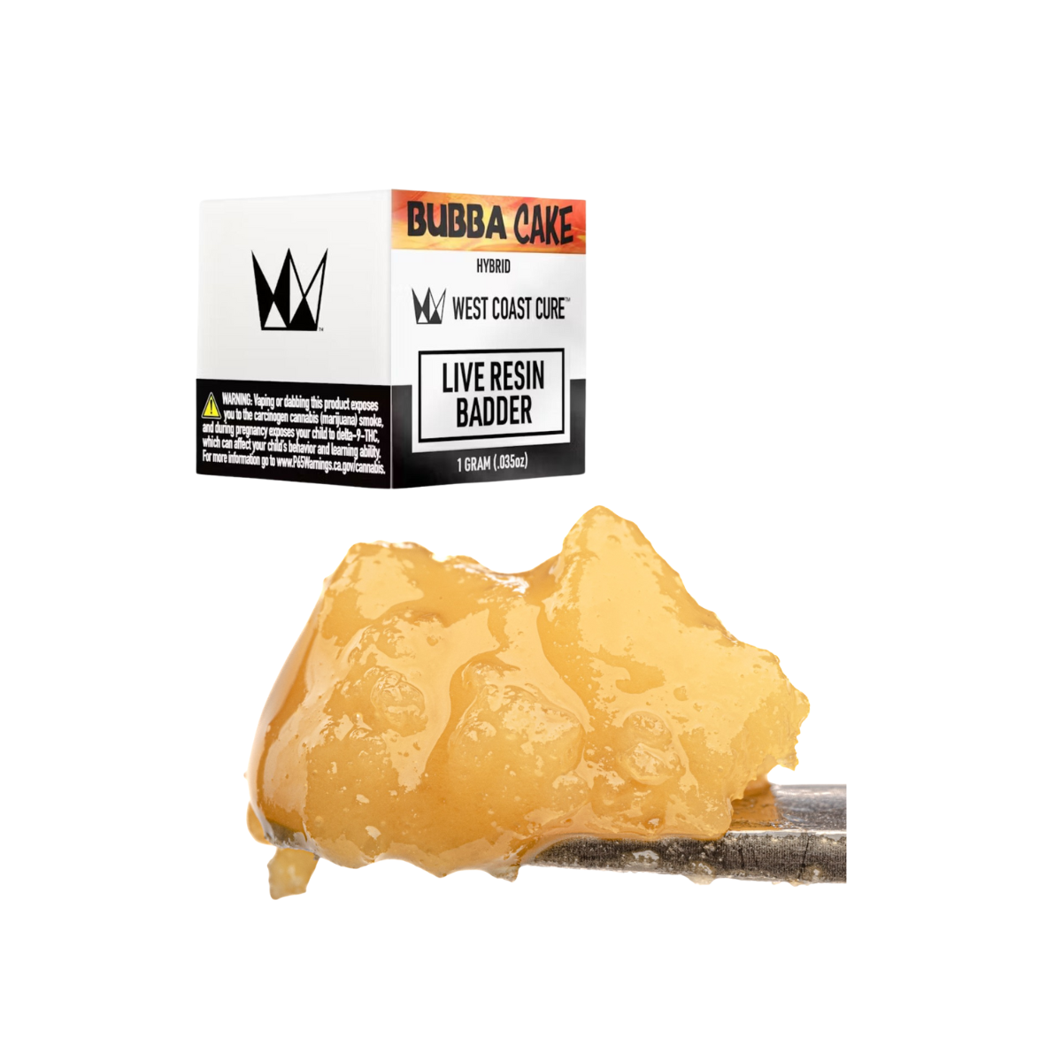 Bubba Cake (H) | 1g Live Resin Badder | West Coast Cure