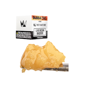 WEST COAST CURE - Bubba Cake (H) | 1g Live Resin Badder | West Coast Cure