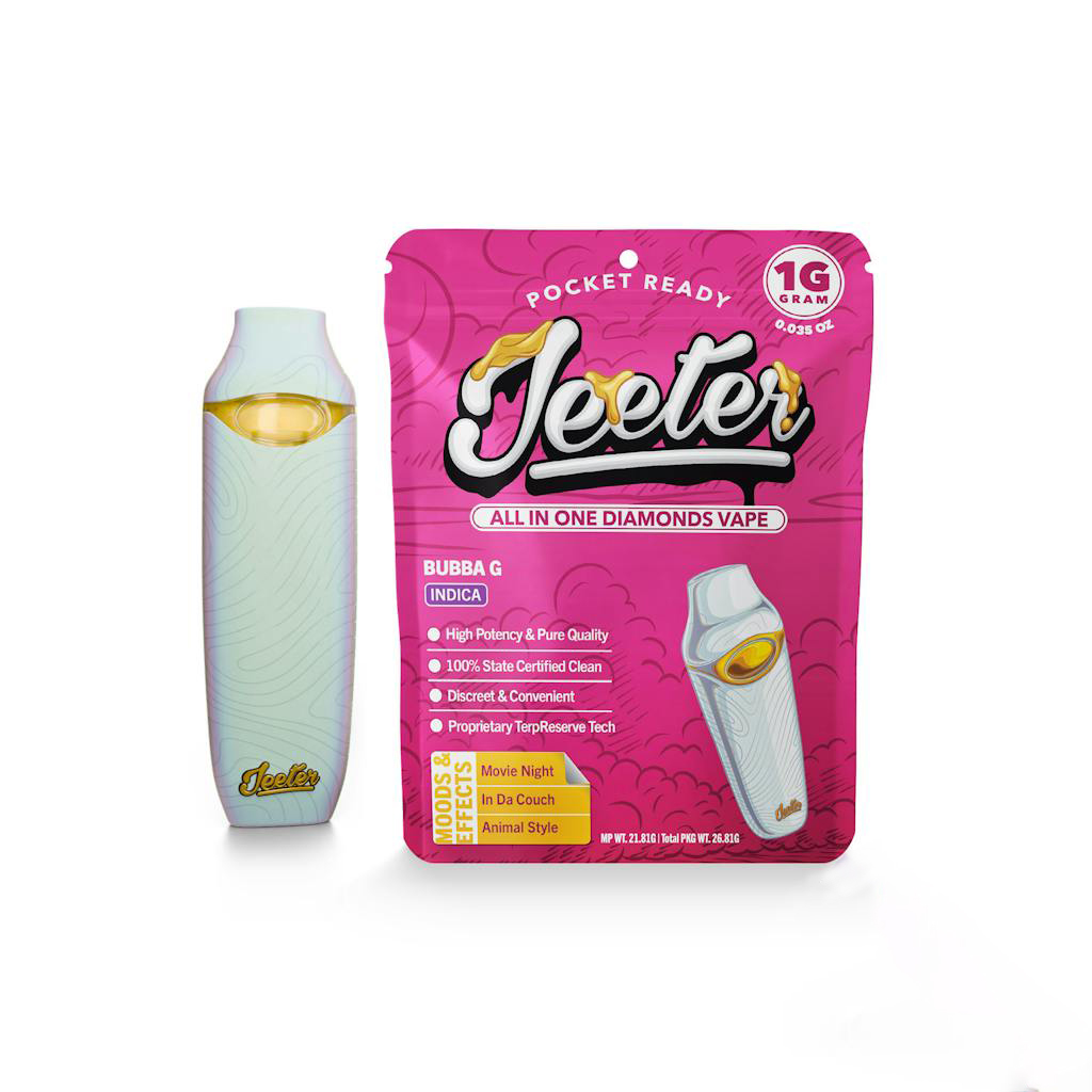 Jeeter Concentrates Bubba G Liquid Diamond All-In-One Vape 1.0g