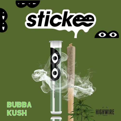 Stickee - Stickee Bubba Kush Live Resin Preroll 1.2g Main Image
