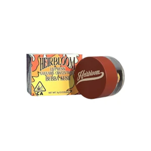 Heirbloom by CBX - Bubba Kush | 1g Terp Sugar (I) | CBX