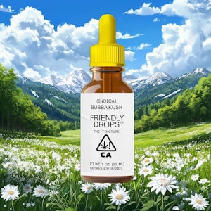 FRIENDLY BRAND - Friendly Brand Bubba Kush Full Spectrum Tincture 1000mg