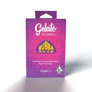 GELATO - Gelato 1g Bubba Kush Cartridge