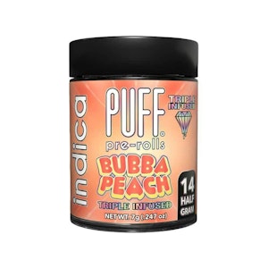 PUFF - PUFF Bubba Peach Diamond Infused 14-Pack Pre-Roll 7.0g