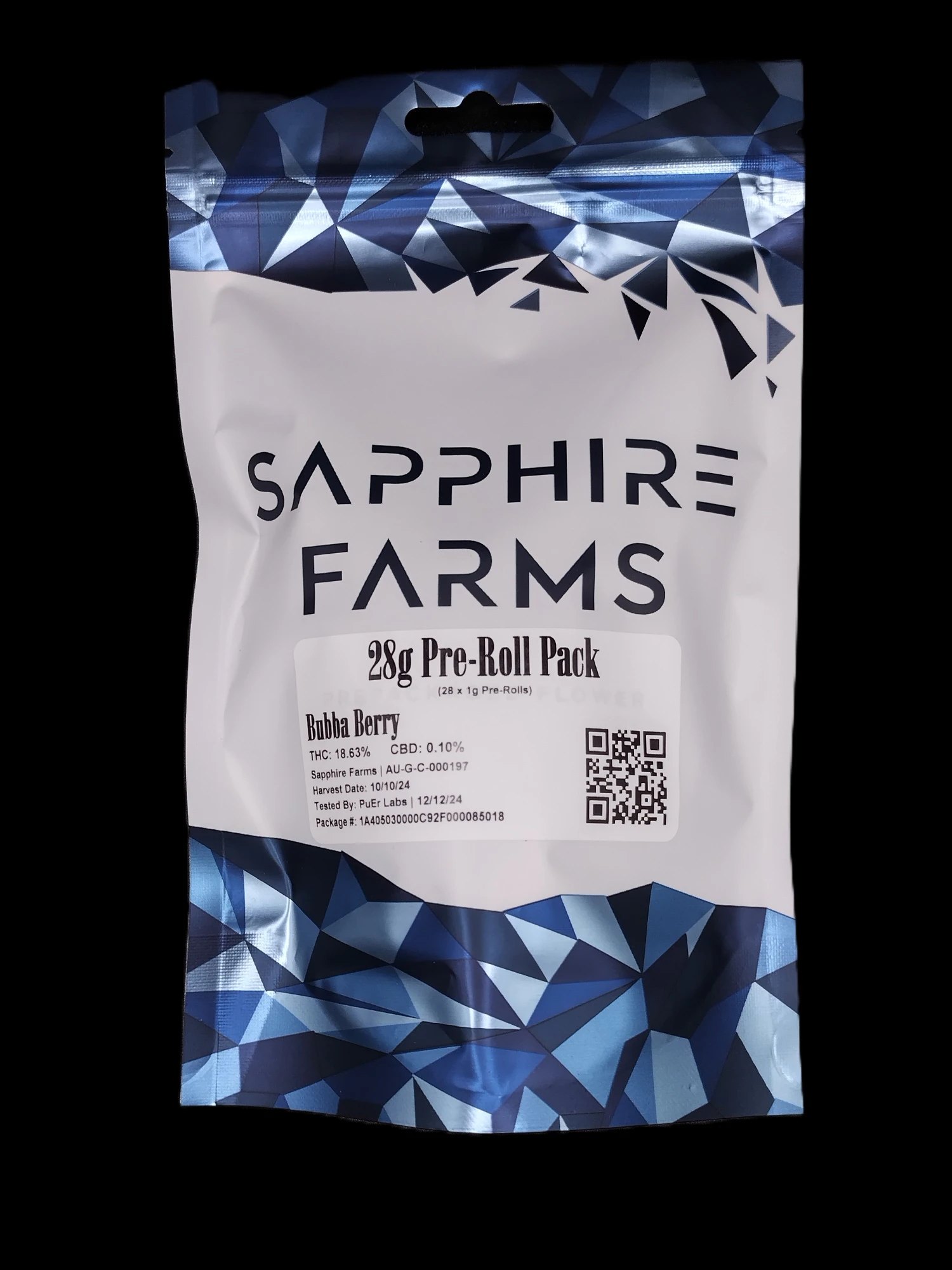 Sapphire - Bubba Berry | Pre-Rolls 1g | 28pk Main Image
