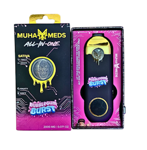 MUHA MEDS - Muha Meds- Bubble Gum Burst 2g Disposable