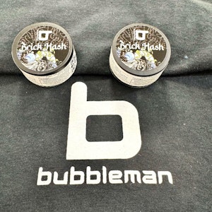 Bubble Man Brand - Bubbleman - Afgoo - 1g Brick Hash