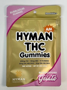 Hyman THC Gummies - Hyman | Bubble Gum Gelato | 200mg