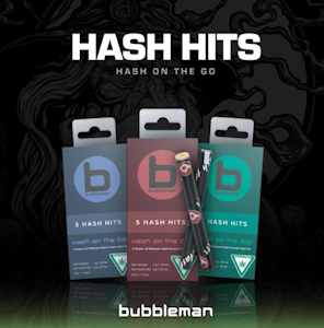 Bubble Man Brand - Bubbleman- Hash Hits 5 pack