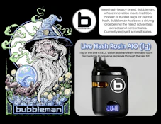 Bubbleman - Live Rosin AIO - Orange Icebox (H) - 1g