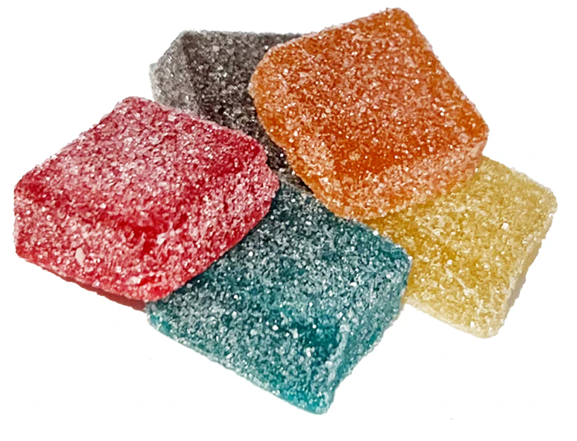 Buddha Square Gummy - Mango Sativa Buddha Squares || Zen Medicine || 10pk Main Image