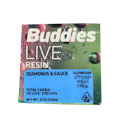 Buddies | Lemon Cherry Sherbet | Live Resin Diamonds & Sauce | [1g] | Hybrid
