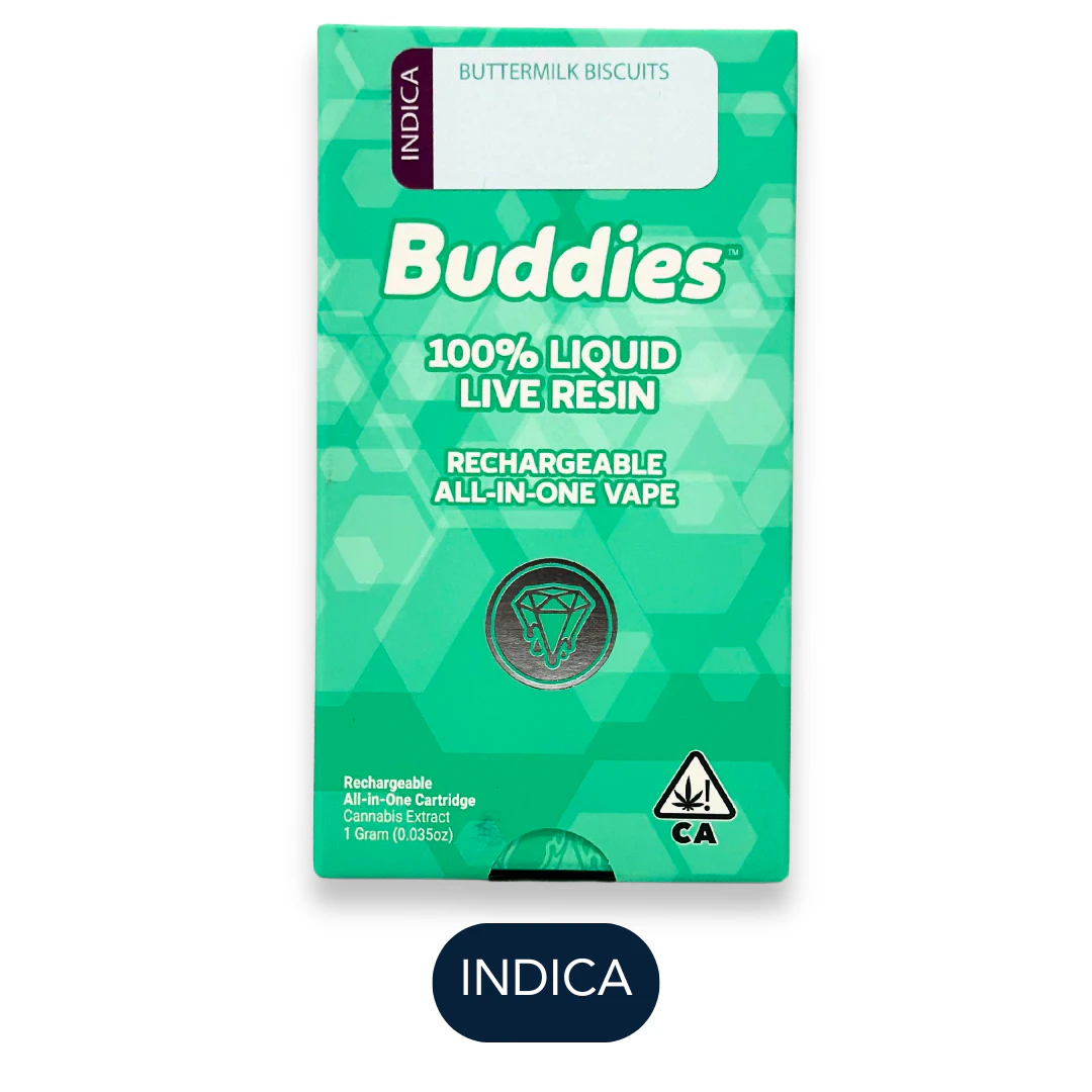 Buddies Brand - Buddies - Live Resin - Buttermilk Biscuits - RTU - 1.0g Main Image