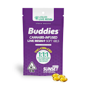 Buddies | Sunset 1:1:1 THC:CBN:CBD | 4ct