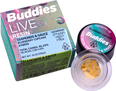BUDDIES - BUDDIES | BLUEBERRY CUPCAKE DIAMONDS | EXTRACT | 1G