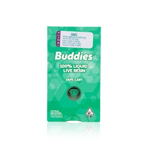 BUDDIES - Cartridge - GMO - Liquid Live Resin - 1G