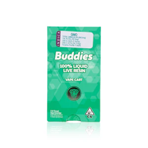 BUDDIES - BUDDIES - Vape Pen - GMO - Liquid Live Resin - 1G