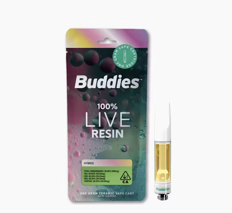 Buddies Brand - Buddies - 1g Live Resin Cart - Solar Garlic Main Image
