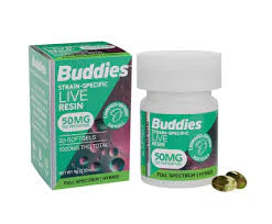 Buddies Brand - Buddies - Live Resin GG4 Hybrid - Softgels 20ct - 1000MG Main Image