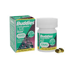 Buddies Brand - Buddies - Live Resin SATIVA - Softgels 20ct - 1000MG Main Image