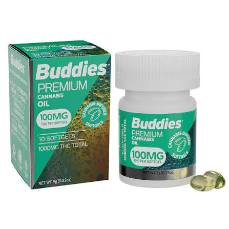 Buddies Brand - Buddies - PCO THC - Softgels 10ct - 1000MG Main Image