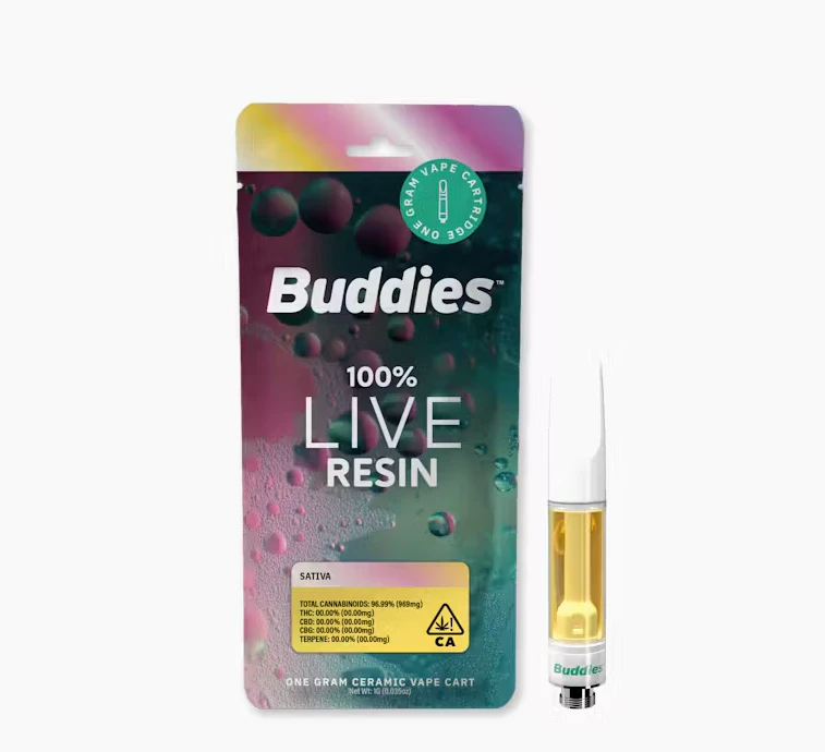 Buddies Brand - Buddies - 1g Live Resin Cart - Mother's Milk Main Image