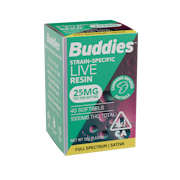 BUDDIES: Sativa Liquid Live Resin Softgels 25mg/40ct (S)