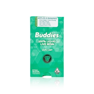 BUDDIES - BUDDIES - Cartridge - Apples & Bananas - Live Resin - 1G