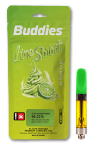 Buddies - Lime Sorbet, Flavored Distillate, 1g