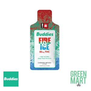 Buddies - Buddies - THC 83mg Single Use - Fire & Ice