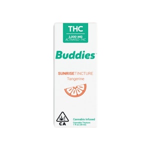 BUDDIES - SUNRISE TANGERINE TINCTURE 1000MG 30ML - BUDDIES