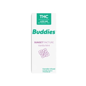 BUDDIES - SUNSET VANILLA MINT TINCTURE 1000MG 30ML - BUDDIES