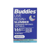 LIVE RESIN SLUMBER - 1:1:1 CBN CAPS (60CT) - BUDDIES
