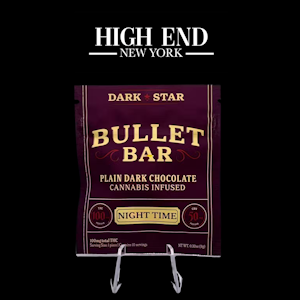 Bullet Bar by Dark Star - Bullet Bar - Night Time Dark Chocolate Candy Bar - 100mg - 1 piece