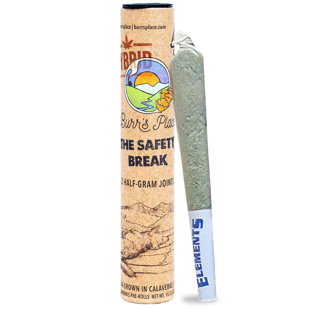 Burr's Place - The Safety Break - Preroll 2pk (1g) Main Image