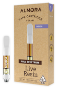 ALMORA FARM: Hindu Kush 1g Live Resin Vape Cart (I)