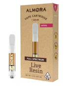 ALMORA FARMS: Super Lemon Haze Live Resin Vape Cart 1g (S)